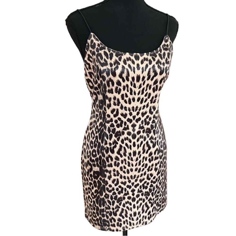 Blue Blush Night Moves Leopard Cheetah
Mini Dress size M